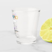 Schorpioen Zodiac Astrologie Website Zoekresultaat Shot Glas (Rechts)