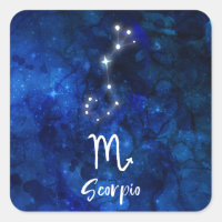 Schorpioen Zodiac Constellation Blue Galaxy Celest