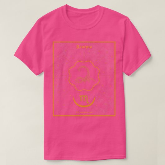 Schorpioen Zodiac Horoscoop Teken Astrologie Tarot T-shirt (Design voorkant)