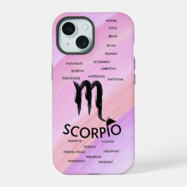 Schorpioen Zodiac Horoscoop Traits Girls iPhone 15 Case