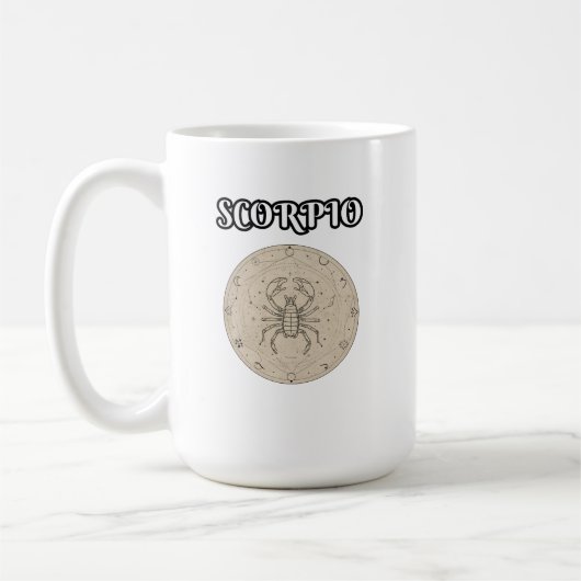 schorpioen zodiac koffiemok (Links)