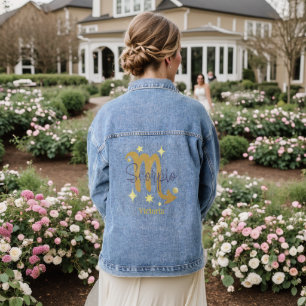 Schorpioen Zodiac Modern gepersonaliseerd Jean Den Denim Jacket