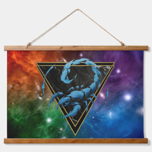 Schorpioen Zodiac nevel Geschenk Astrologie Hangend Wandkleed