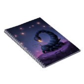 Schorpioen Zodiac Notitieboek - Schattigee hemelsc (Rechterzijde)