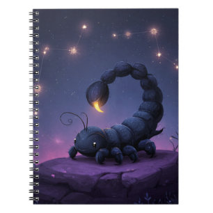 Schorpioen Zodiac Notitieboek - Schattigee hemelsc