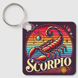 Schorpioen Zodiac Sleutelhanger ontwerp