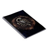 Schorpioen Zodiac Spiral Notitieboek (Rechterzijde)