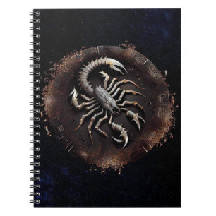 Schorpioen Zodiac Spiral Notitieboek