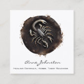 Schorpioen Zodiac Square Visitekaartje (Voorkant)