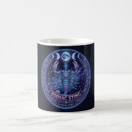 Schorpioen Zodiac Steek Hemels Grafisch Ontwerp Koffiemok
