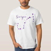 Schorpioen Zodiac Sterrenbeeld T-shirt (Voorkant)