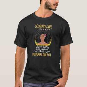 Schorpioen Zodiac Sterrenbeelden Voor Afro Amerika T-shirt