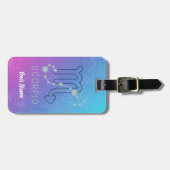 Schorpioen Zodiac Sterrenteken Horoscoop Constella Bagagelabel (Voorkant horizontaal)