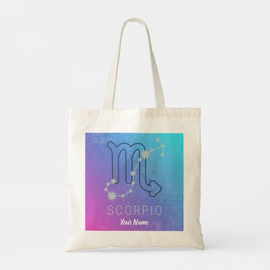 Schorpioen Zodiac Sterrenteken Horoscoop Constella Tote Bag (Achterkant)