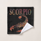 Schorpioen Zodiac Symbool Bad Handdoek Set  (Wasdoekje)