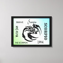 Schorpioen Zodiac Symbool Canvas Afdruk