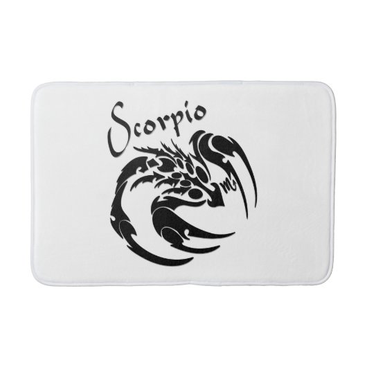 Schorpioen Zodiac Symbool en Teken Badmat (Voorkant)