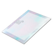 Schorpioen Zodiac Symbool in Moeder van Parel Deco Notitieblok (Schuin)