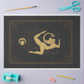 Schorpioen Zodiac Tarot Horoscoop Zwart en Goud Tissuepapier (Craft)