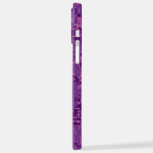 Schorpioen Zodiac Teken op Roze Camo iPhone Hoesje (Linkerkant)