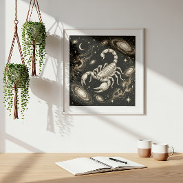 Schorpioen Zodiacus Hemel Astrologie Poster