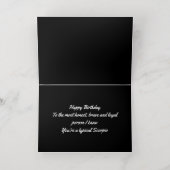 Schorpioen Zwart Schorpioen Ster Teken Aangepaste  Folie Wenskaart (Binnenlaag)