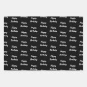 Schorpioen Zwart Schorpioen Ster Teken Aangepaste Inpakpapier Vel (Voorkant 2)