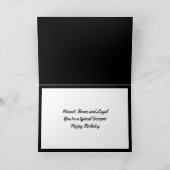 Schorpioen Zwart Schorpioen Ster Teken Aangepaste Kaart (Binnen)