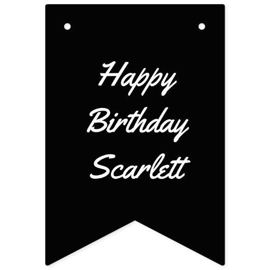 Schorpioen Zwart Schorpioen Ster Teken Aangepaste  Vlaggetjes (Tweede vlag)