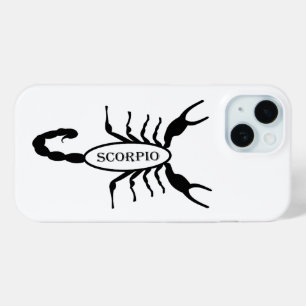 Schorpioen Zwart Scorpion Sterrenbeeld iPhone 15 Case