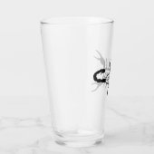 Schorpioen Zwart Scorpion Sterrenbeeld Glas (Rechts)