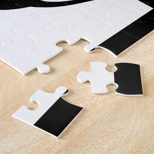 Schorpioen Zwart Scorpion Sterrenbeeld Legpuzzel (Zijkant)