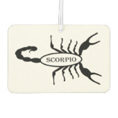 Schorpioen Zwart Scorpion Sterrenbeeld Luchtverfrisser (Achterkant)