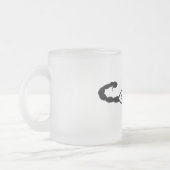 Schorpioen Zwart Scorpion Sterrenbeeld Matglas Koffiemok (Links)