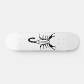 Schorpioen Zwart Scorpion Sterrenbeeld Persoonlijk Skateboard (Horizontaal)