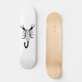 Schorpioen Zwart Scorpion Sterrenbeeld Persoonlijk Skateboard (Voorkant)