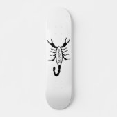 Schorpioen Zwart Scorpion Sterrenbeeld Persoonlijk Skateboard (Voorkant)