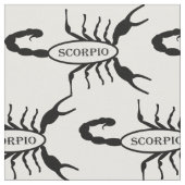 Schorpioen Zwart Scorpion Sterrenbeeld Stof (Close Up)