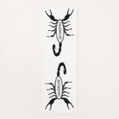 Schorpioen Zwart Scorpion Sterrenbeeld Yogamat (Voorkant)