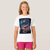 Schorpioenastrologie sterrenbeeld t-shirt (Voorkant volledig)
