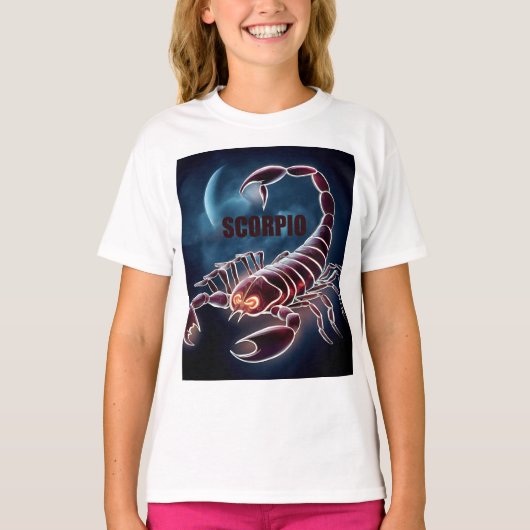 Schorpioenastrologie sterrenbeeld t-shirt (Voorkant)