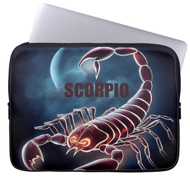 Schorpioenastrologie teken laptop sleeve (Voorkant)