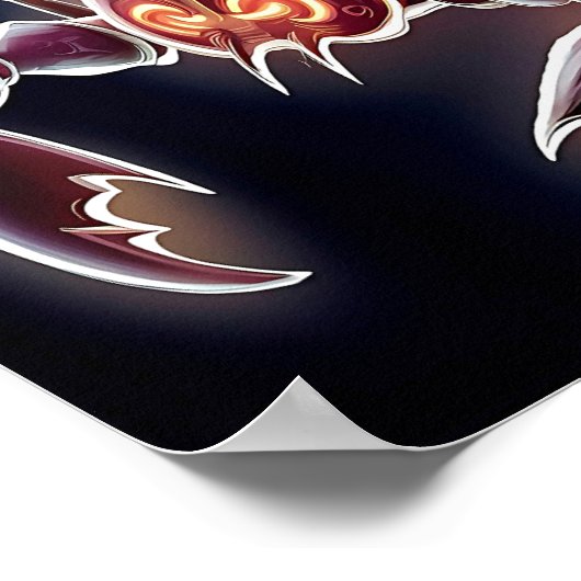 Schorpioenastrologie teken poster (Hoek)