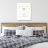 Schorpioencompatibiliteit ontworpen canvas afdruk (Insitu (Slaapkamer))