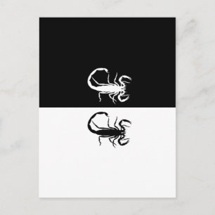 schorpioenen briefkaart