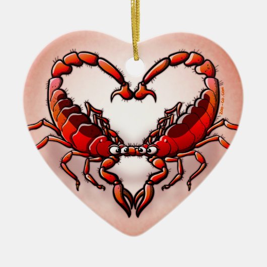 Schorpioenen Keramisch Ornament (Voorkant)