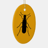 Schorpioenkever Silhouet Keramisch Ornament (Rechts)
