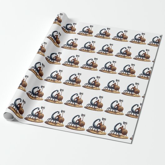 Schorpioenman Cadeaupapier (Uitgerold)