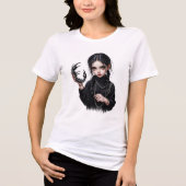 schorpioenmeisje Tri-Blend shirt (Voorkant)