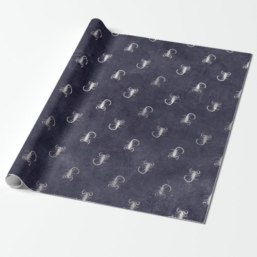 Schorpioenpatroon Cadeaupapier (Uitgerold)